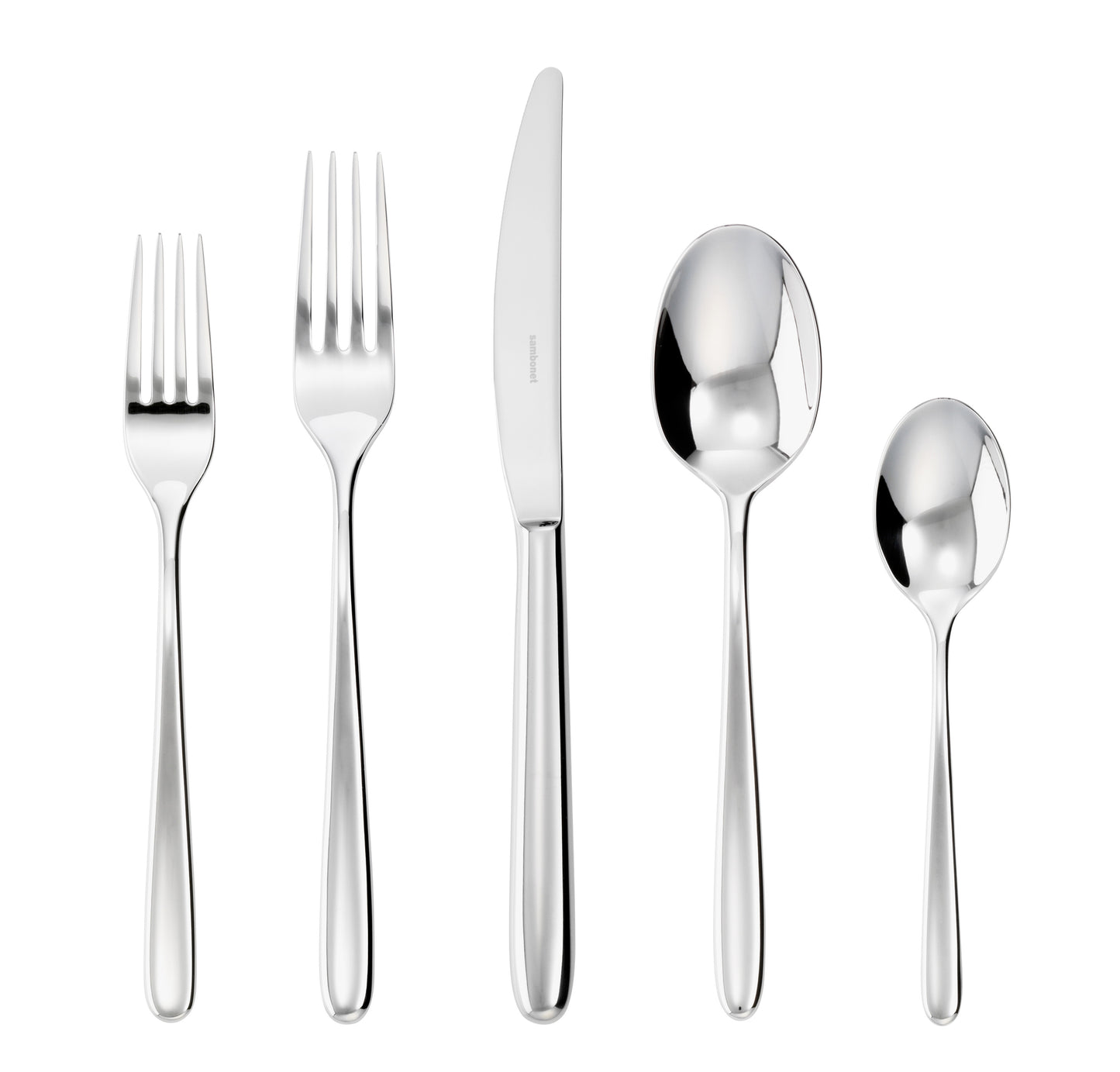 Hannah Flatware place setting, 5 pieces