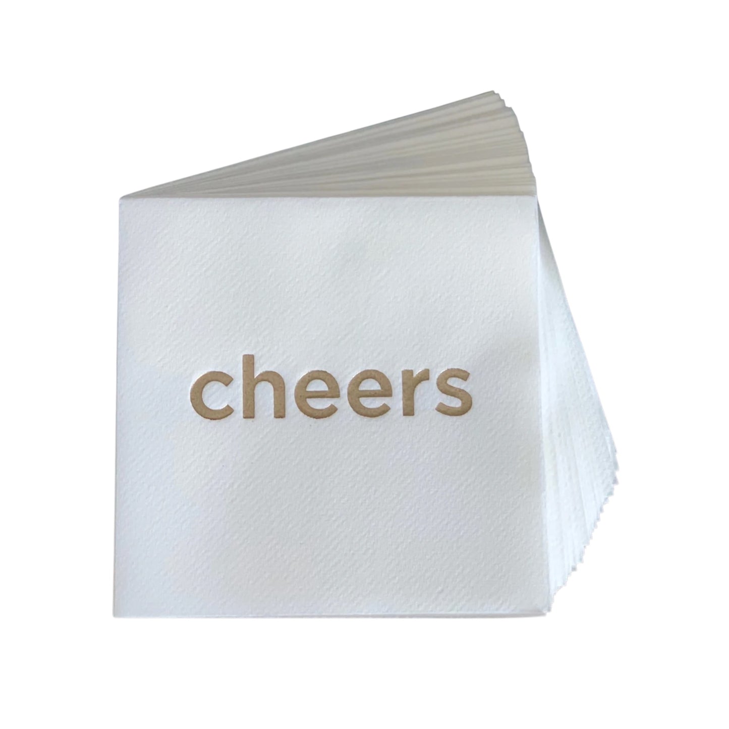 Cheers Cocktail Napkin Hostess Set