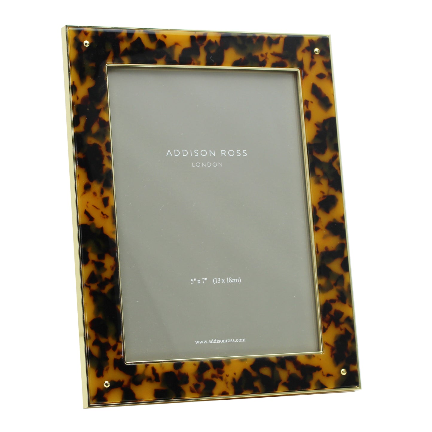 Faux Tortoiseshell & Gold Photo Frame