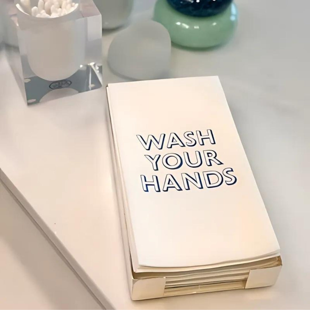 Wash Your Hands Guest Towels Hostess Set