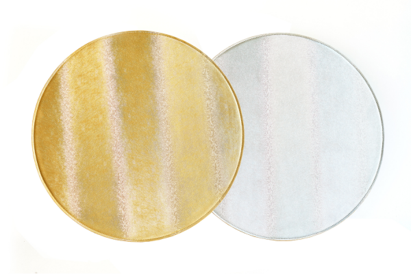 Textured Metallic Reversible Placemats (S/4)