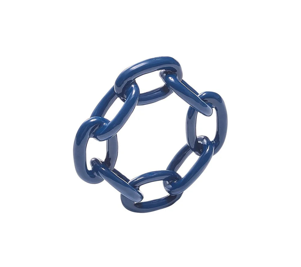Chain Link Napkin Rings, S/4