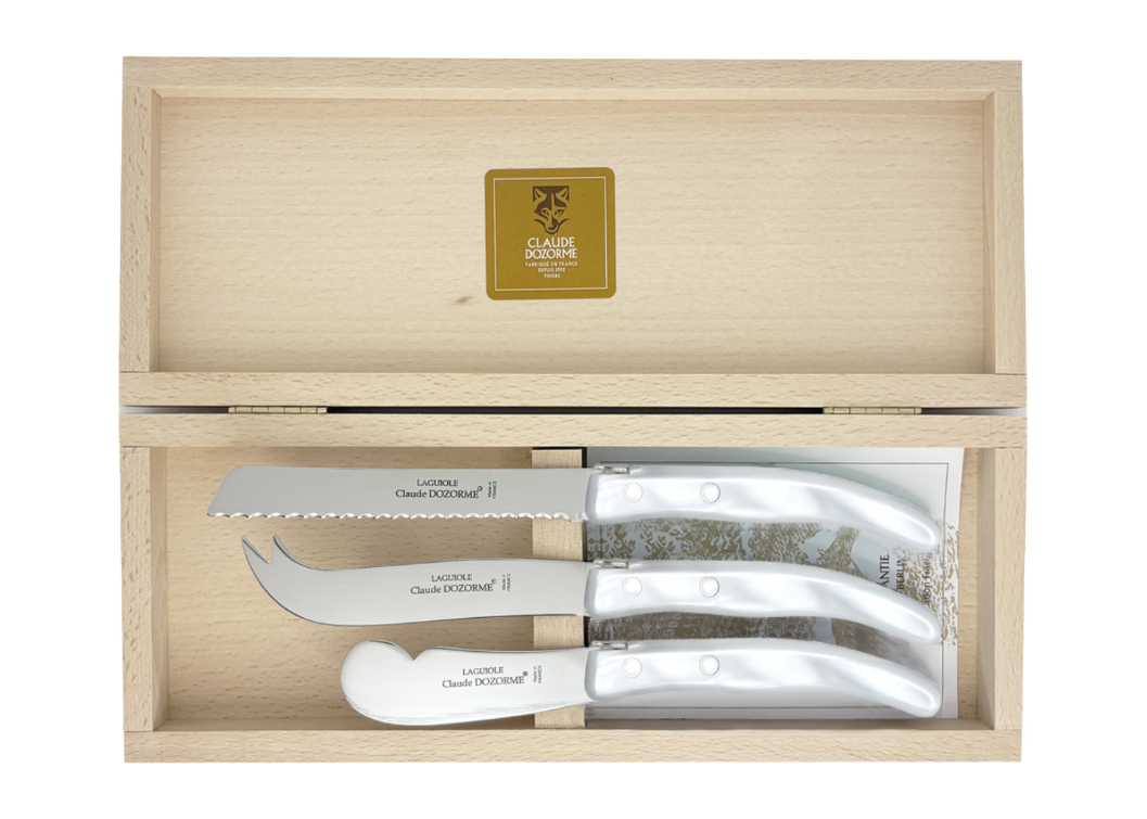 3PC Berlingot Breakfast Set in White
