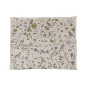 Birds & Flowers Challah Cover