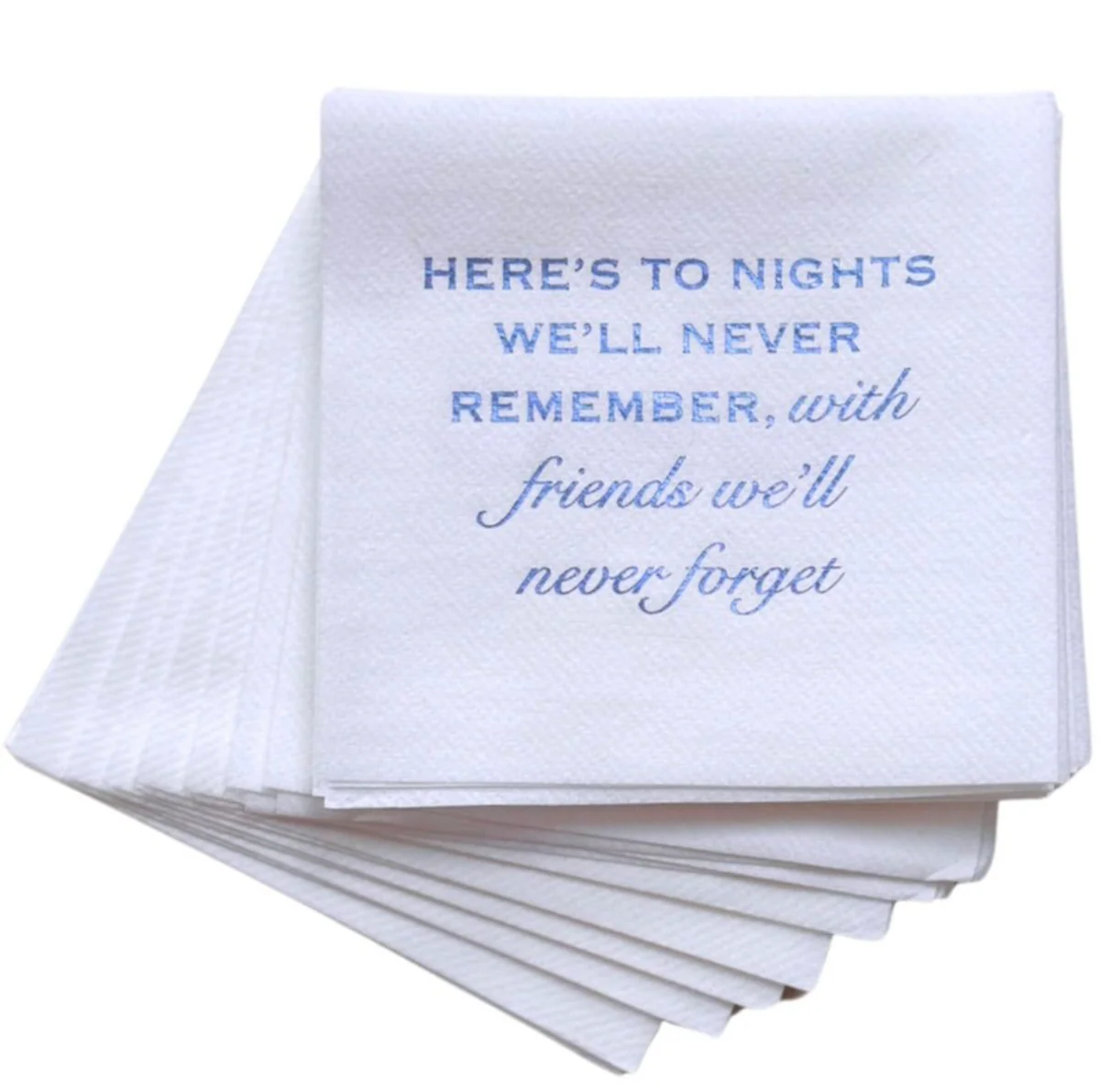 Here's To Nights... Cocktail Napkins