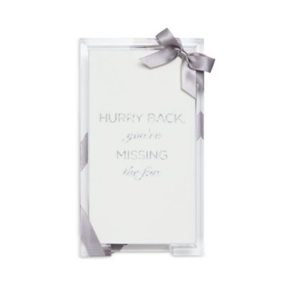 Hurry Back, You're Missing the Fun Guest Towel Hostess Set