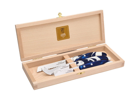 3PC Berlingot Breakfast Set in Marble Blue