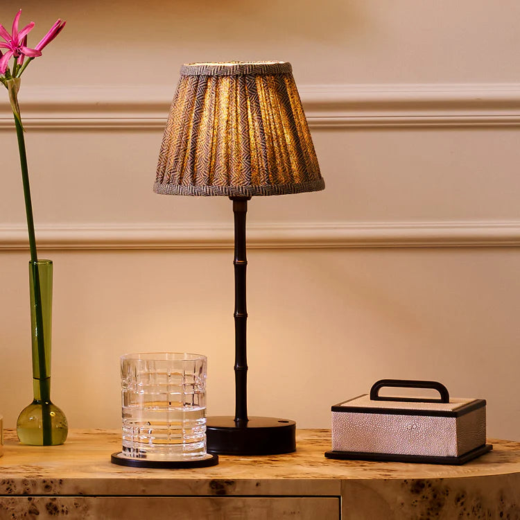 Bronze Bamboo Rechargeable Lamp Base