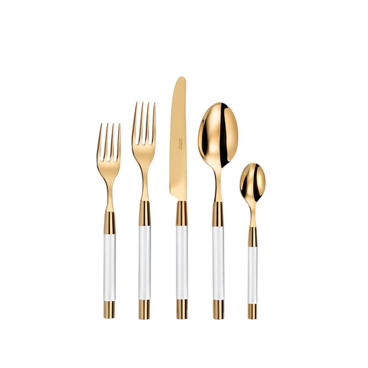 Zoe - 5 Piece Place Setting (PVD Gold)