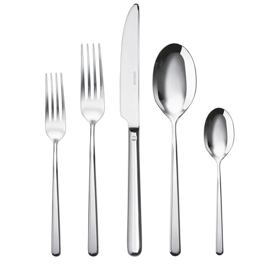 Linear Flatware place setting, 5 pieces