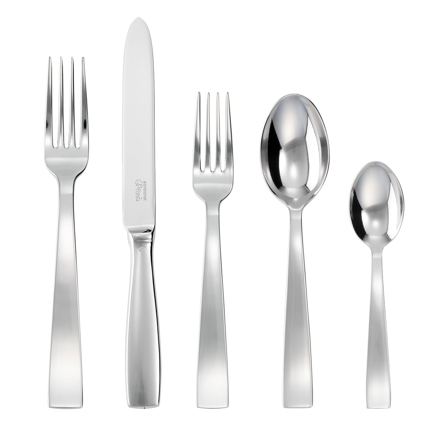 Gio Ponti Conca Flatware place setting, 5 pieces