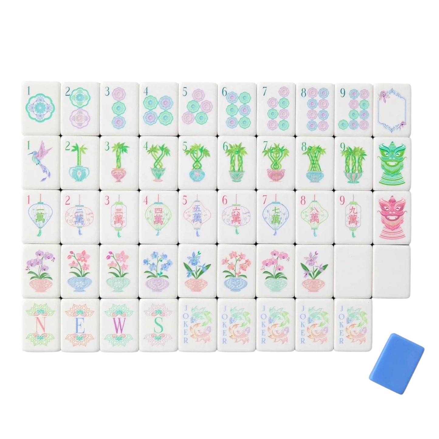 Moonlight Mahjong Tiles