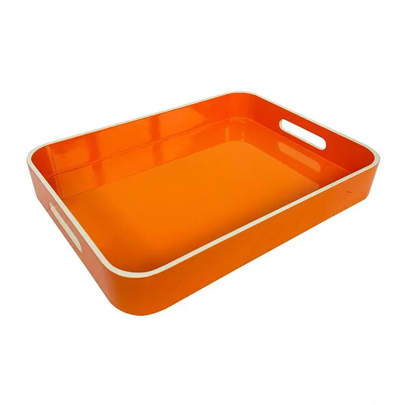 Orange Lacquer Tray