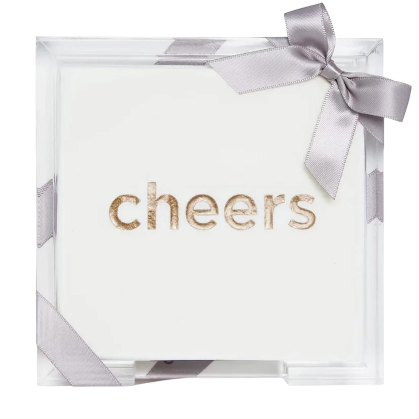 Cheers Cocktail Napkin Hostess Set