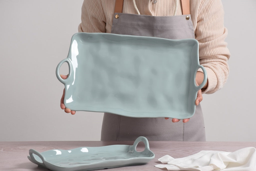 Aqua Large Platter