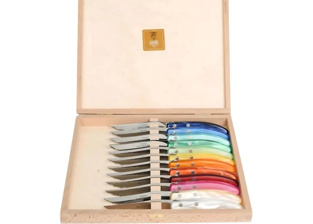 Berlingot Steak Knives in Assorted Colors