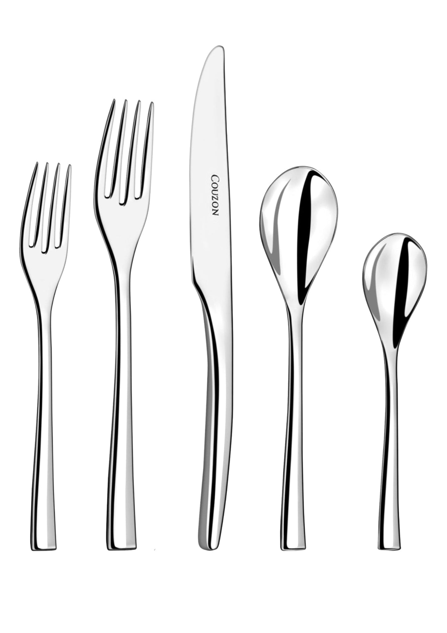 Steel 5-Piece Stainless Steel Place Setting