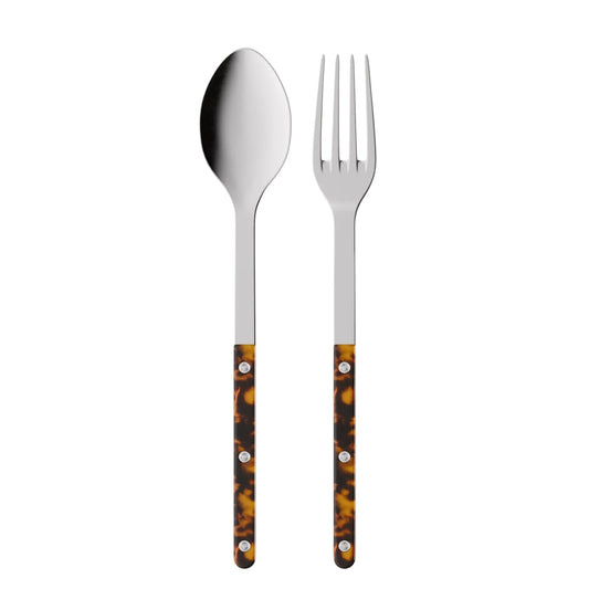 Bistrot Tortoise, Faux Tortoise Serving Set