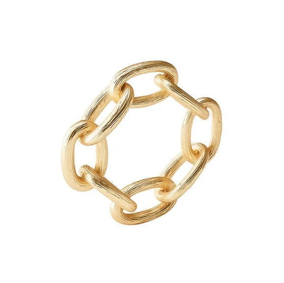 Chain Link Napkin Rings, S/4
