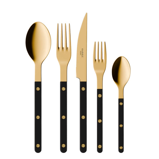 Bistrot Gold Solid, 5-Piece Set