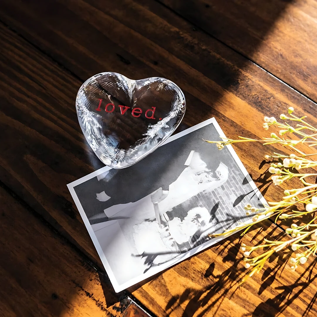 Engraved Highgate Heart - LOVED