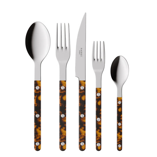 Bistrot Tortoise, Faux Tortoise 5-Piece Set