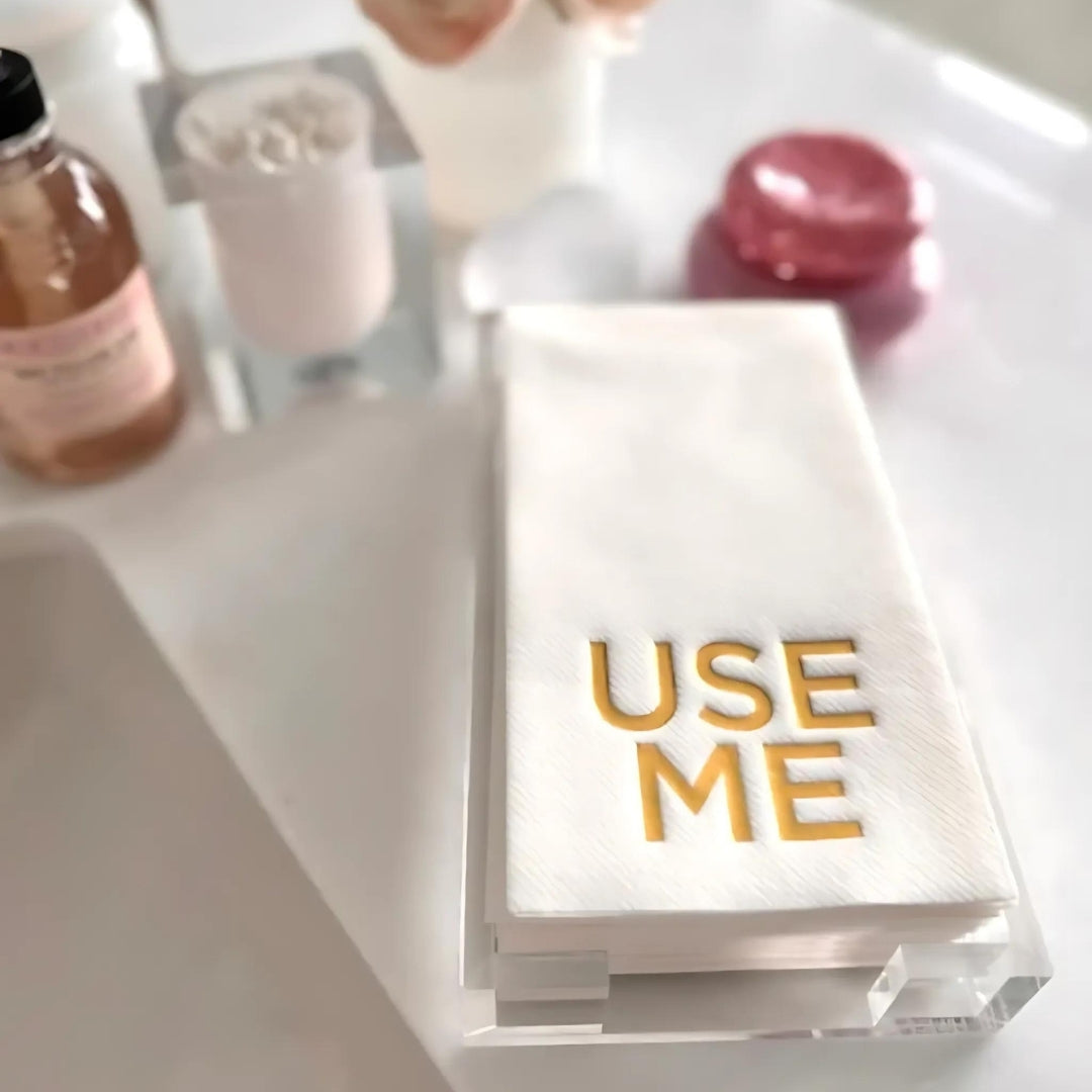 Use Me Guest Towel Hostess Set