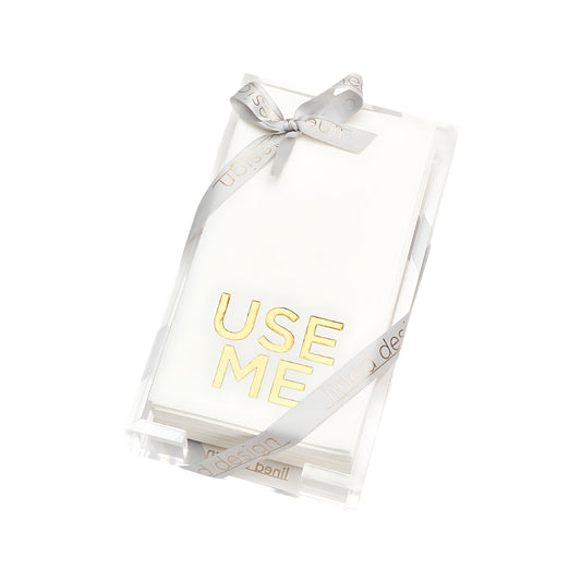 Use Me Guest Towel Hostess Set