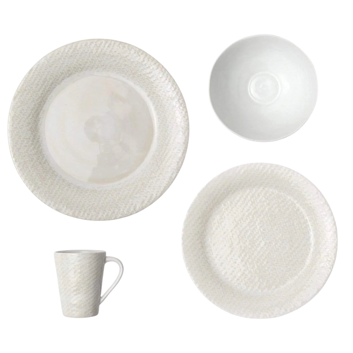 Vivienne Cream Patine Raffia Stoneware
