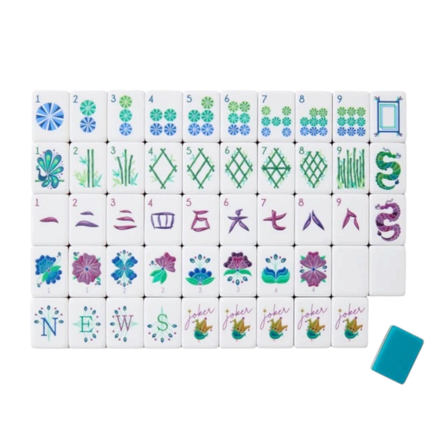 Lagoon Mahjong Tiles