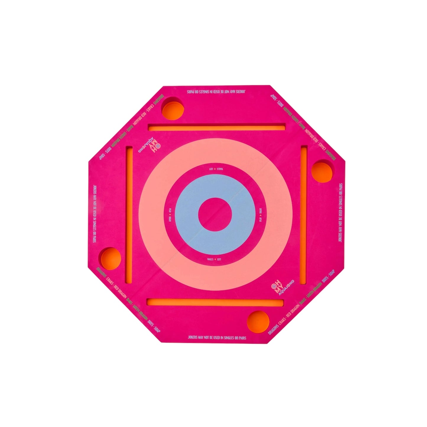 Pink Aqua Jong Pool Mat