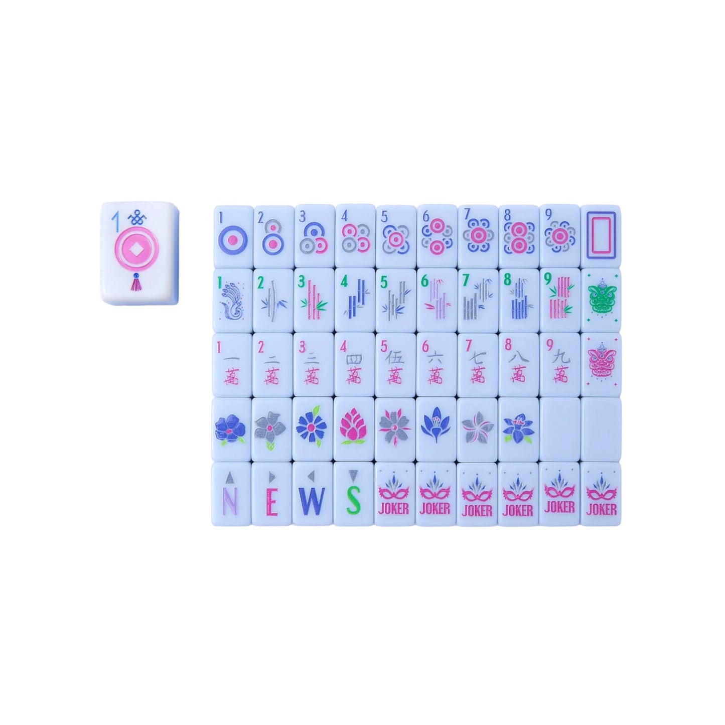 Parisian Mahjong Travel Set