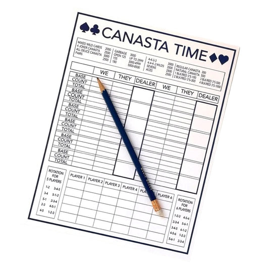 Canasta Time Notepad