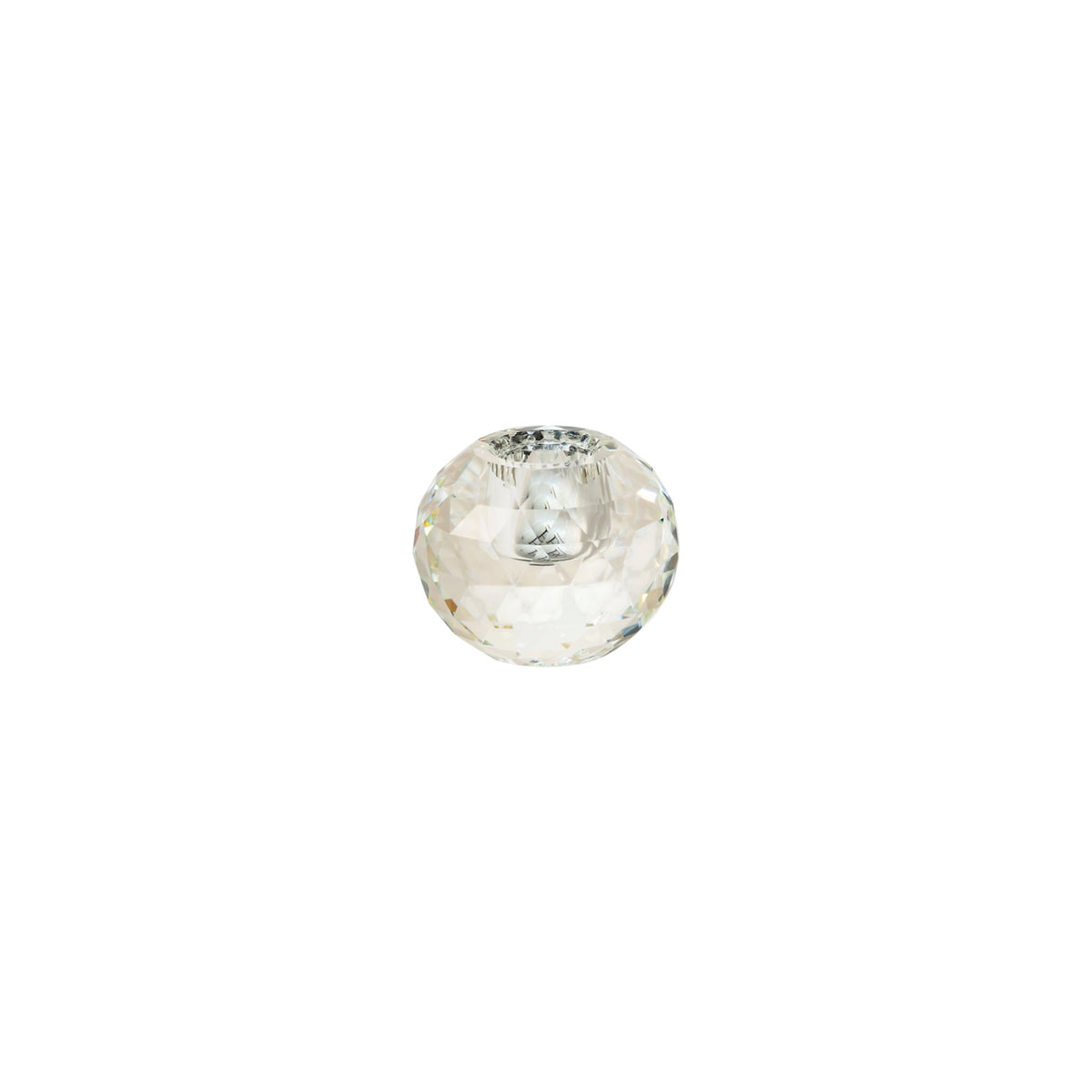 Crystal Candle Holder, Clear