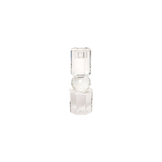 Crystal Candle Holder, Clear