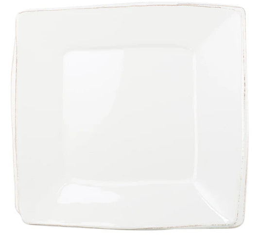 Lastra Melamine White Square Platter