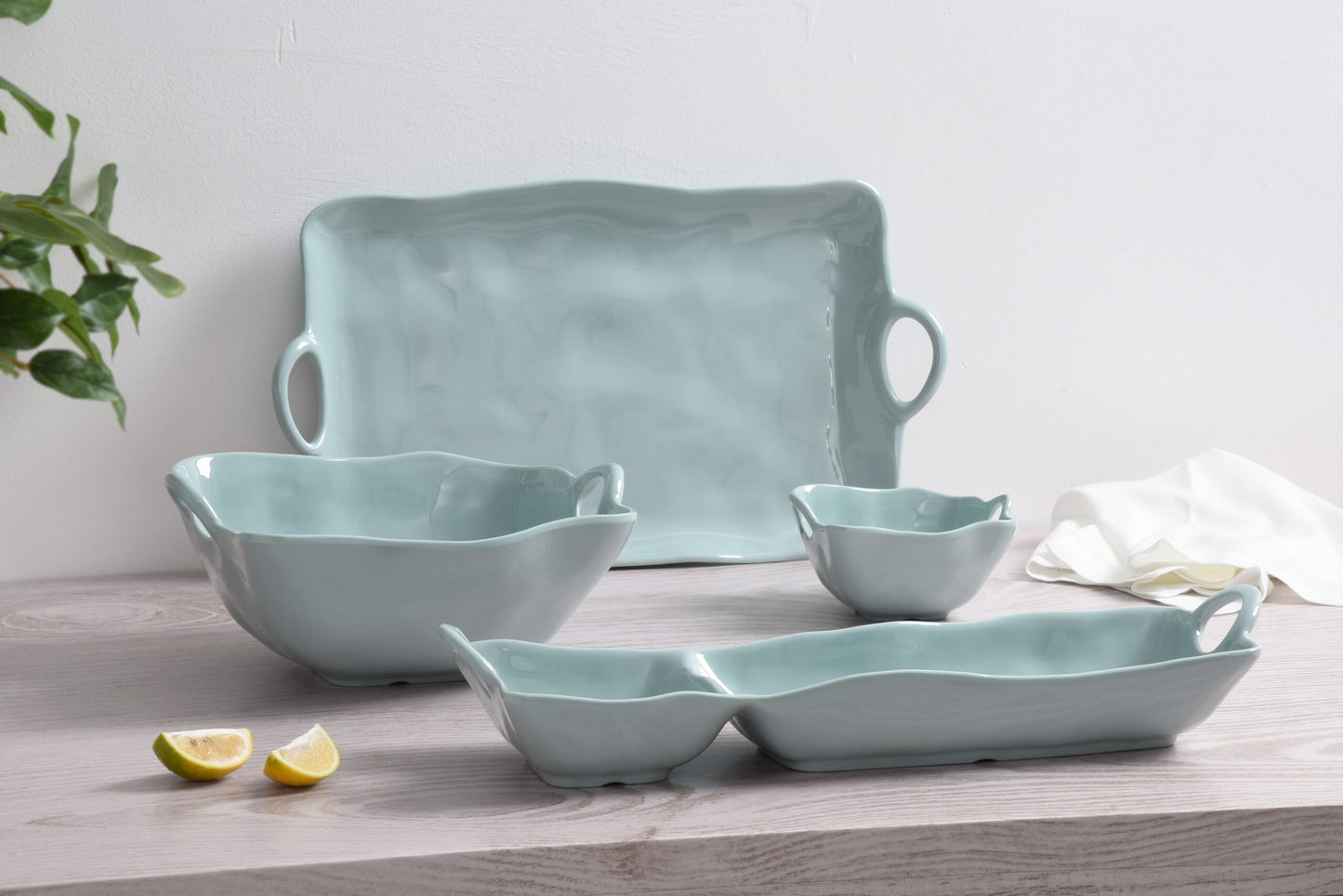 Aqua Large Bowl