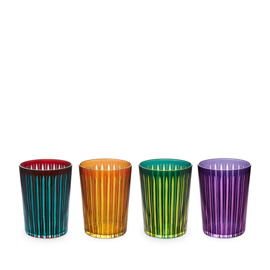 Prism Highball Glasses - Assorted (Set of 4)