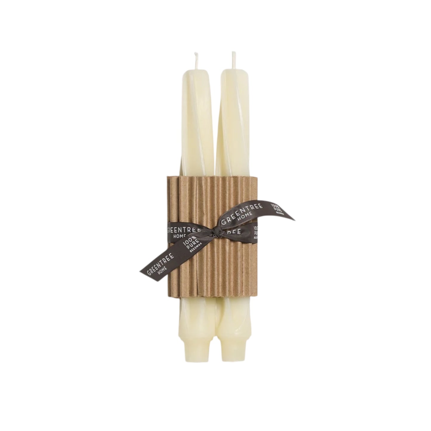 Twist Tapers - Ivory