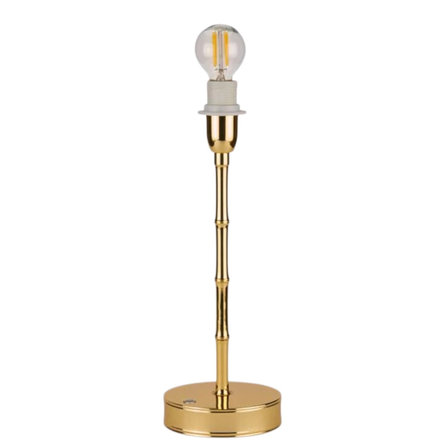 Gold Bamboo Rechargeable Lamp Base