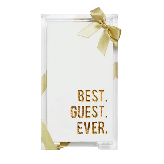 Best. Guest. Ever. Guest Towel Hostess Set