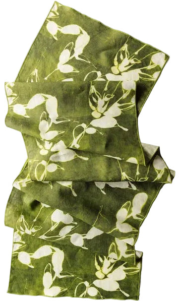 Porto Print Linen Table Runner