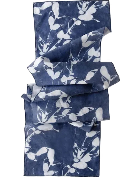 Porto Print Linen Table Runner