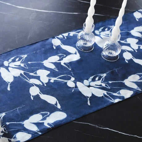 Porto Print Linen Table Runner