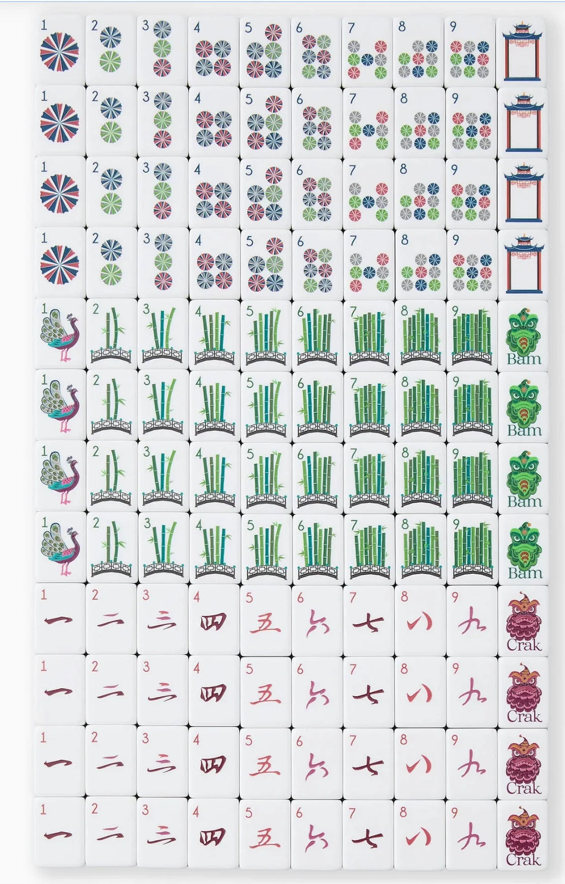 Gatsby Mahjong Tiles