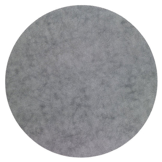 Stingray Shimmer Round Placemats, Gray, S/4