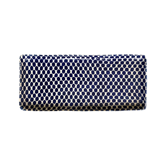 Tart Tray, Cobalt Dot