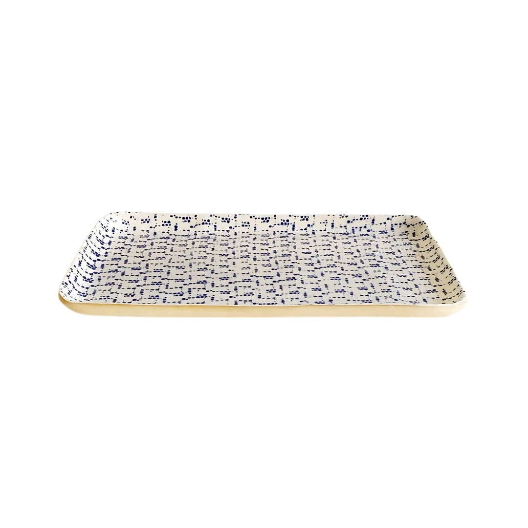 Tasting Tray, Cobalt Maze