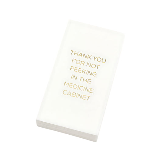 Thank You For Not Peeking...Guest Towel
