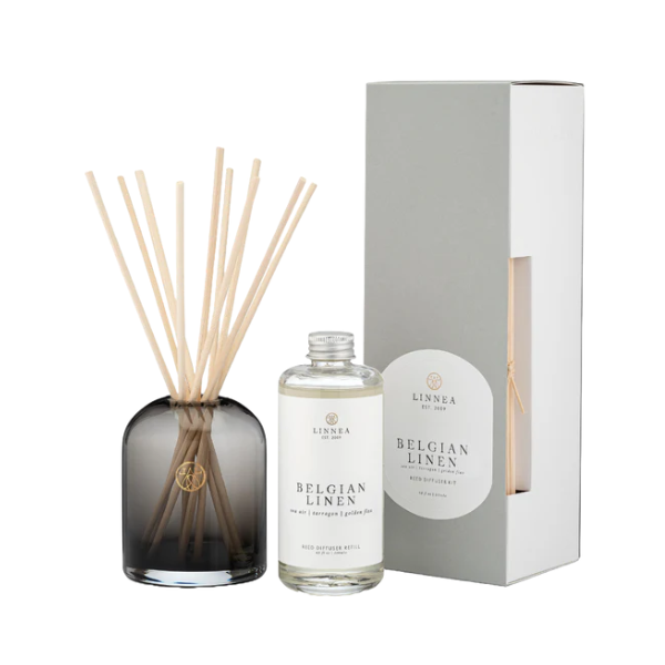 Belgian Linen Reed Diffuser Kit